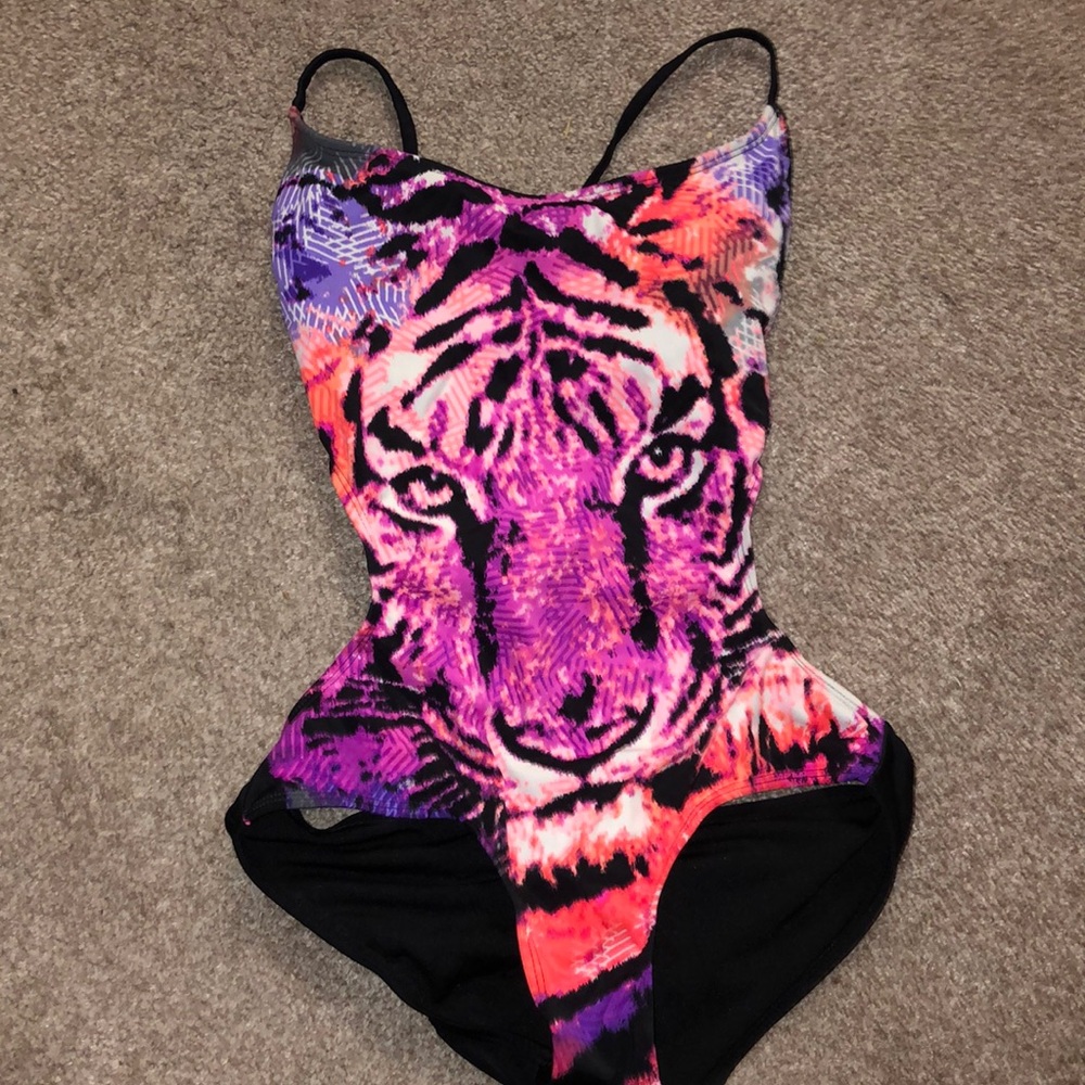 Tiger Graphic One-Piece Swimsuit